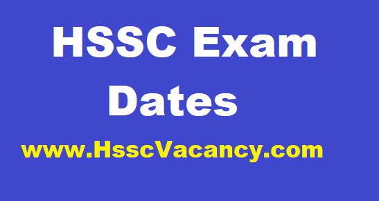 HSSC Exam Date