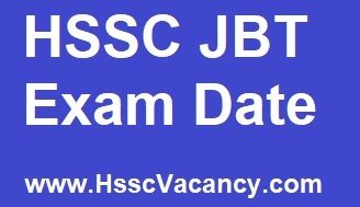 HSSC JBT Admit Card 2020